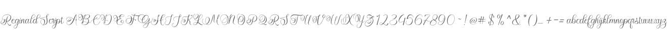 Reginald Script