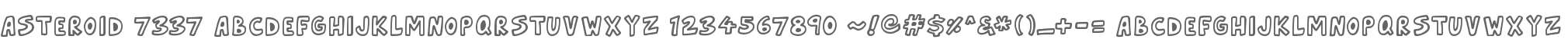 Asteroid 7337
