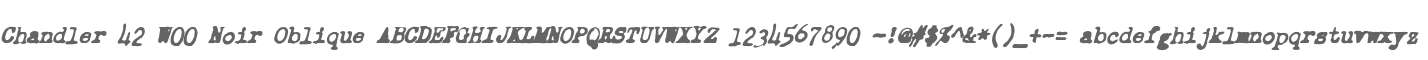 Chandler 42 W00 Noir Oblique