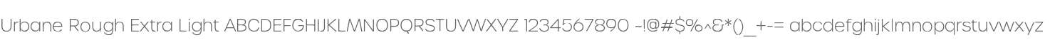 Urbane Rough Extra Light