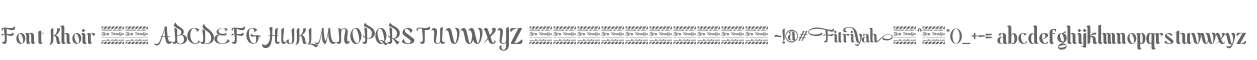 Font Khoir 37