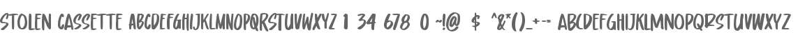 Stolen Cassette