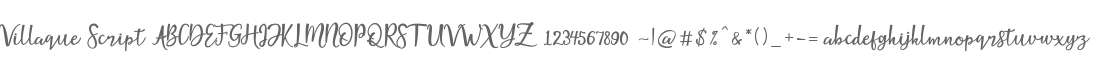 Villaque Script