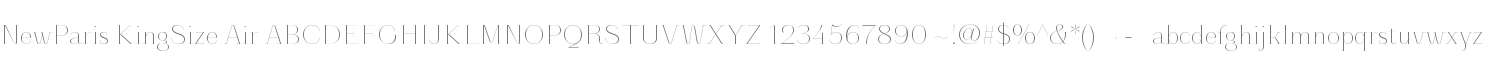 NewParis KingSize Air