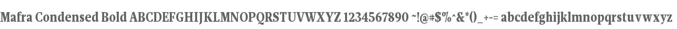 Mafra Condensed Bold