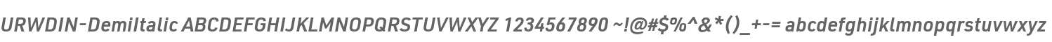 URW DIN Demi