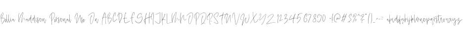 Bellia Maddison Personal Use On