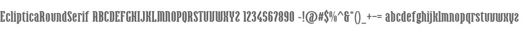 EclipticaRoundSerif