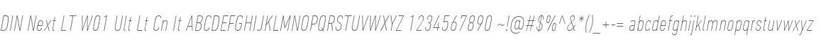 DIN Next LT W01 Ult Lt Cn It