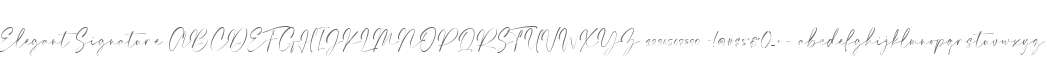 Elegant Signature