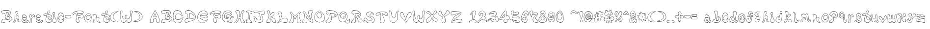 Bharatic-Font(W)