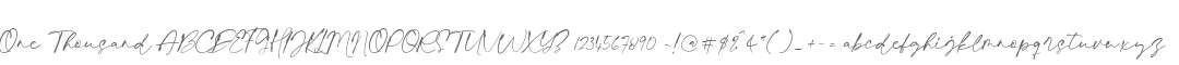 One Thousand