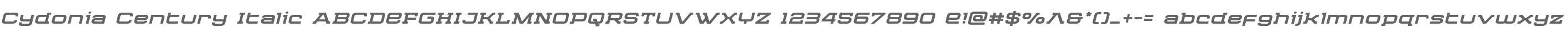 Cydonia Century Italic