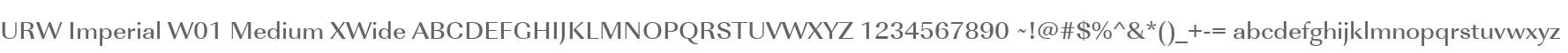URW Imperial W01 Medium XWide