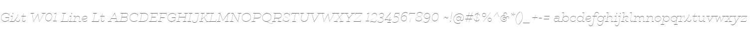 Gist W01 Line Lt