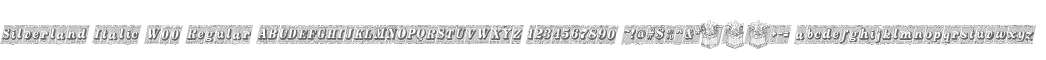 Silverland Italic W00 Regular