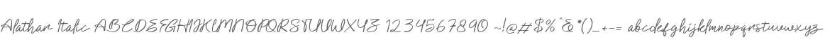 Alathar Italic