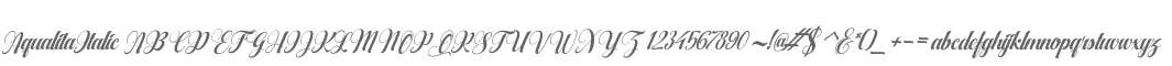 AqualitaItalic