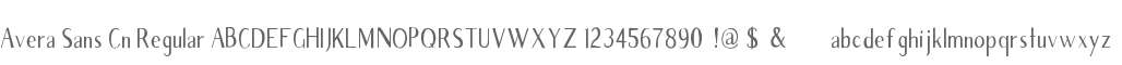 Avera-Sans-Cn-Regular