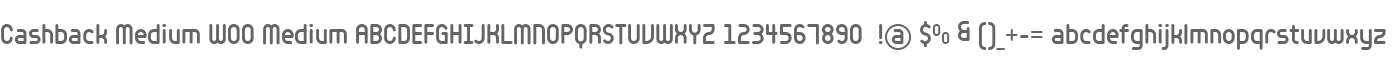 Cashback Medium W00 Medium
