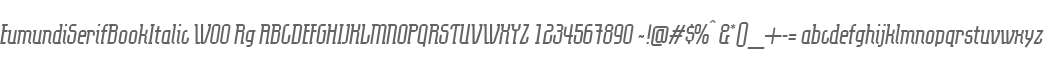 EumundiSerifBookItalic W00 Rg