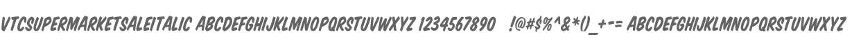 VTCSuperMarketSaleItalic