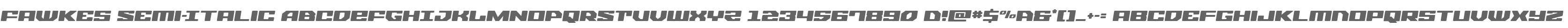 Fawkes Semi-Italic