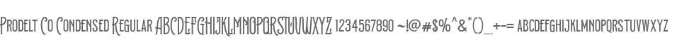 Prodelt Co Condensed Regular