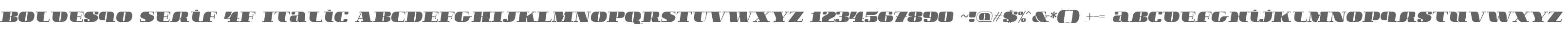 Boldesqo Serif 4F Italic