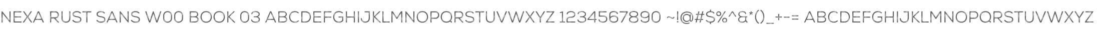 Nexa Rust Sans W00 Book 03
