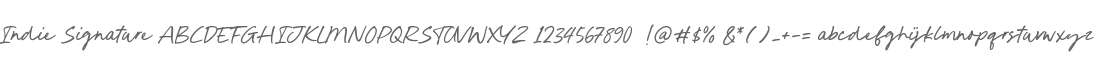 Indie Signature