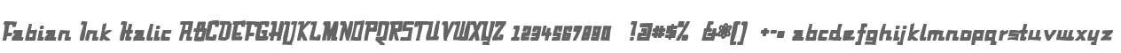 Fabian Ink Italic