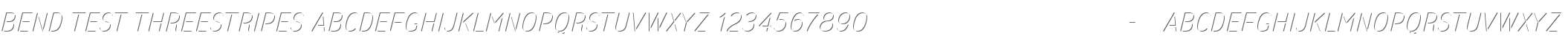 Bend Test ThreeStripes