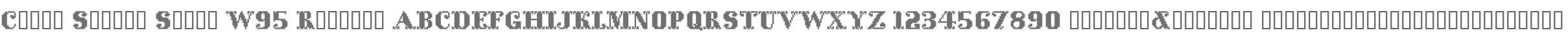 Cross Stitch Solid W95 Regular