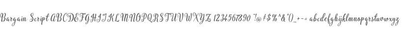 Bargain Script