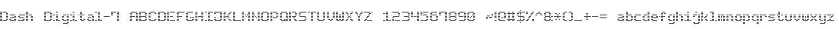 Dash Digital-7