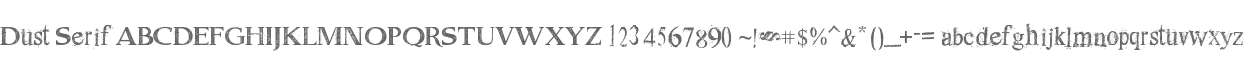 Dust Serif