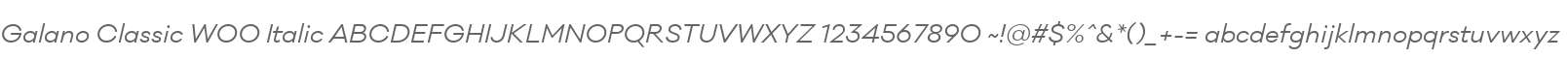 Galano Classic W00 Italic