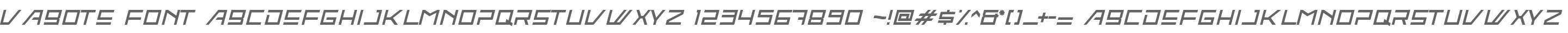 Vabote Font