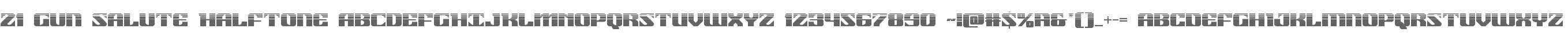 21 Gun Salute Halftone