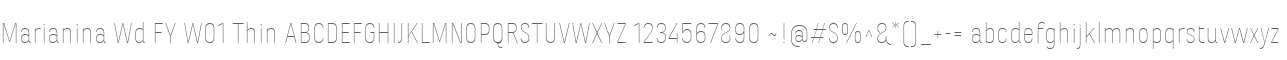 Marianina Wd FY W01 Thin