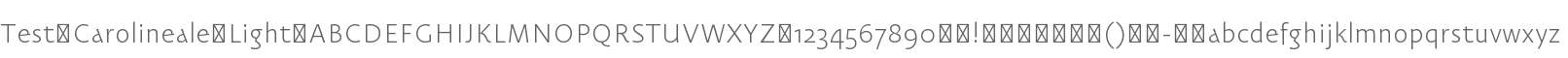 Test_Carolineale Light