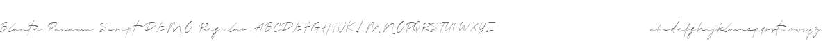 Blante Panama Script DEMO Regular