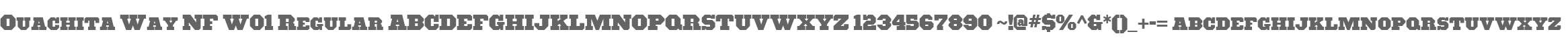 Ouachita Way NF W01 Regular