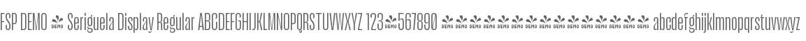 FSP DEMO - Seriguela Display