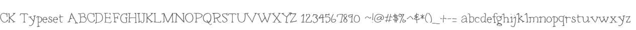 CK Typeset