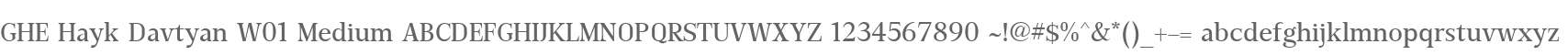 GHE Hayk Davtyan W01 Medium