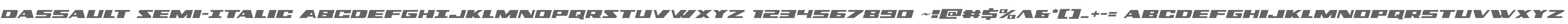 Dassault Semi-Italic