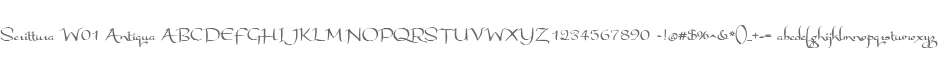 Scrittura W01 Antiqua