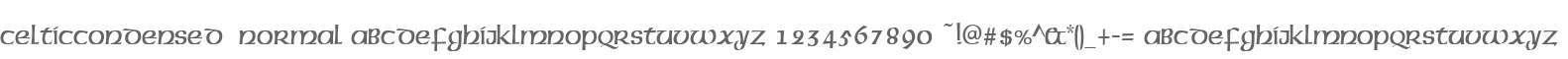 CelticCondensed  Normal